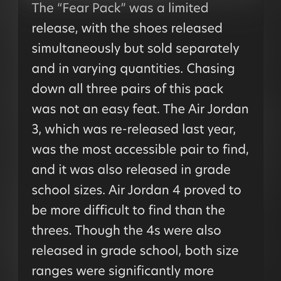 AIR JORDAN RETRO 4 FEAR BASKETBALL SHOES BACK Since "2013" - Picture 10 of 17